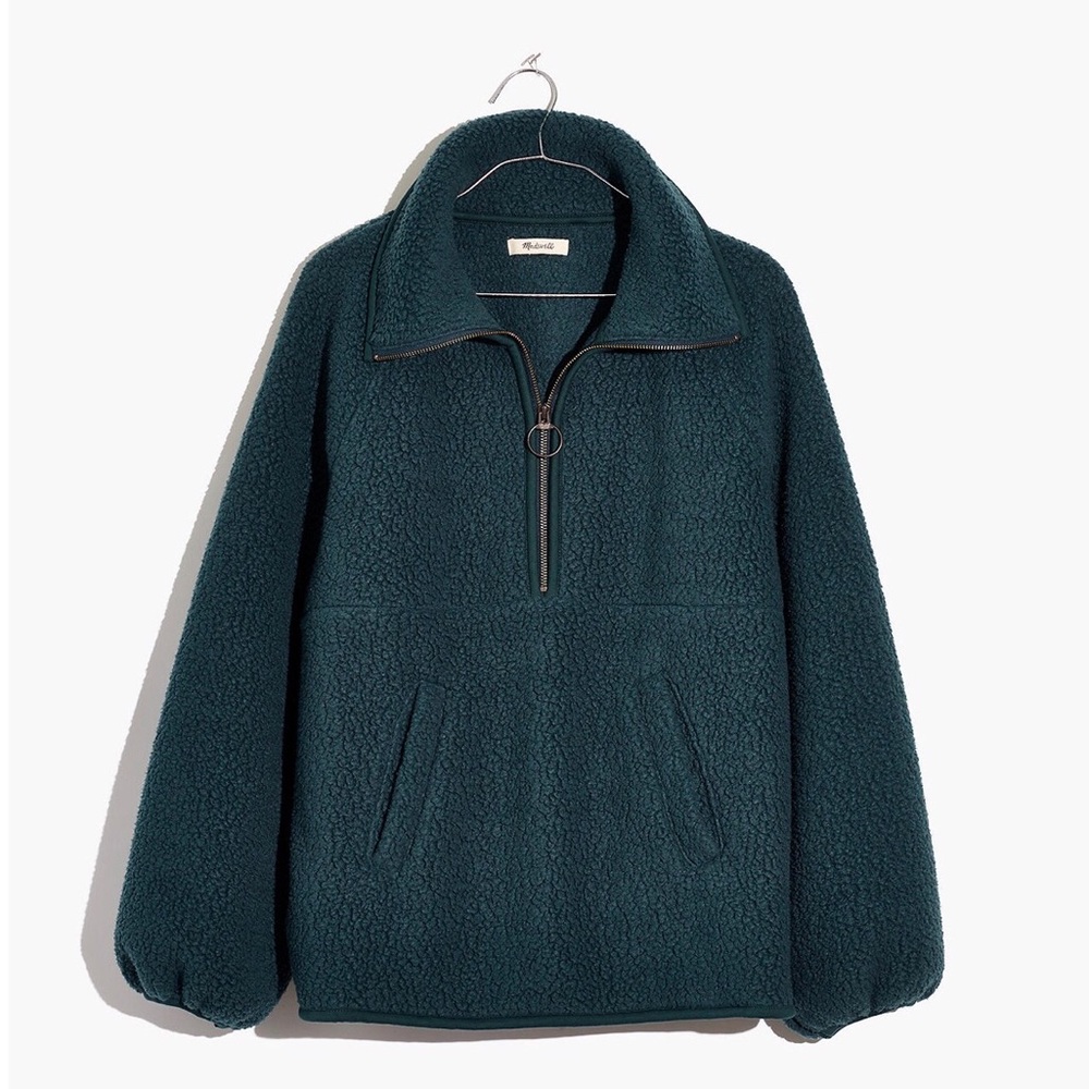 Madewell Polartec Fleece Half Zip Jacket